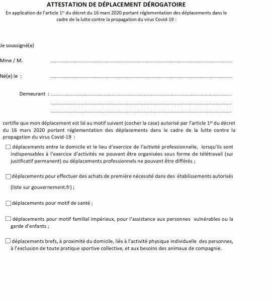 COVID 19 : Comment procéder à Lyon pour sortir de chez soi durant le confinement