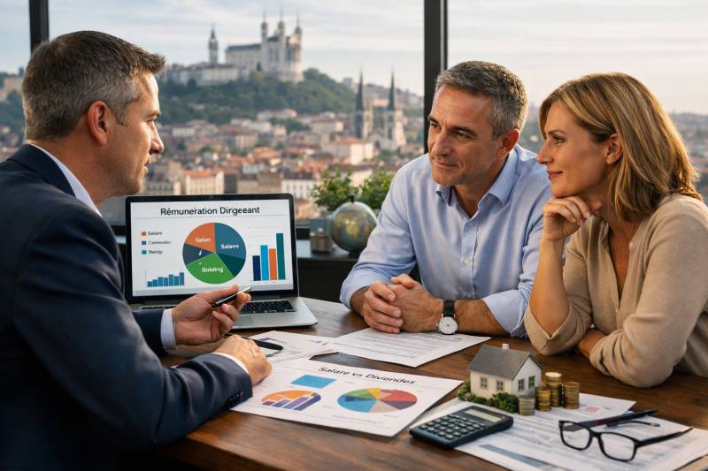 Expert comptable spécialiste de l'arbitrage de la rémunération du dirigeant à Lyon